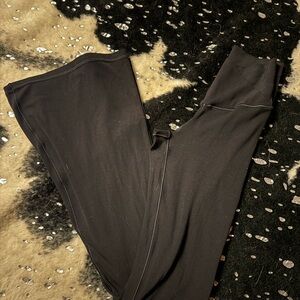 Aerie Black Flared Yoga Pants
